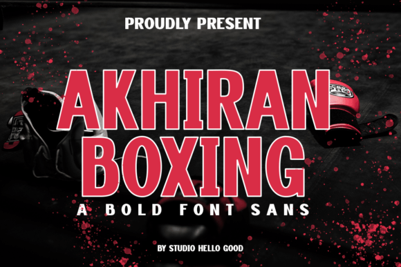 Akhiran Boxing: A Bold Typeface for Impactful Headlines