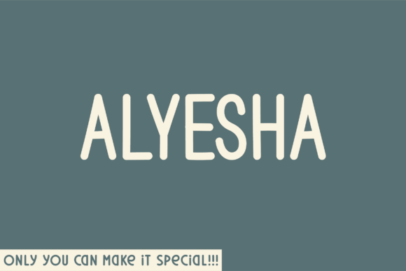 Alyesha Rounded: The Organic Typeface for Modern Web Design
