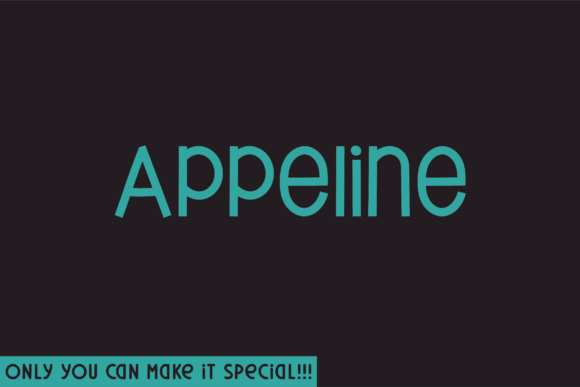 Appeline: A Handwritten Typeface for Editorial Design