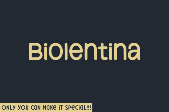 Biolentina Rounded: A Modern Sans Serif for Campaign Design