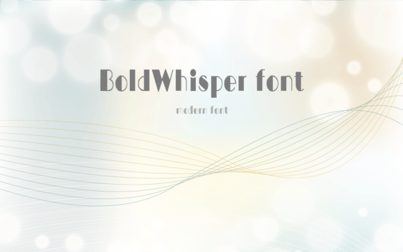 Bold Whisper Typeface for High-Impact Campaigns