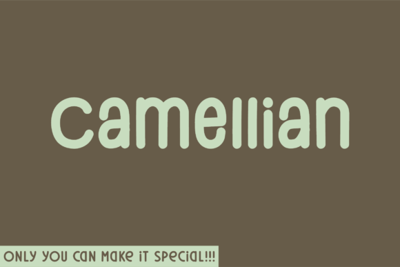 Camellian Rounded: The Organic Typeface for Handmade Brands