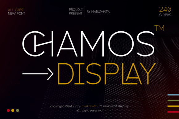 Chamos Font for Modern Web Design
