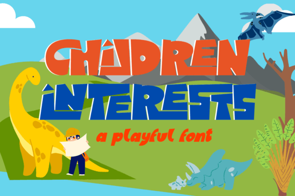 Children Interests Font Review for Bold Branding
