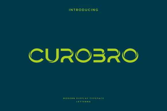 Curobro: A Modern Typeface for Editorial Design