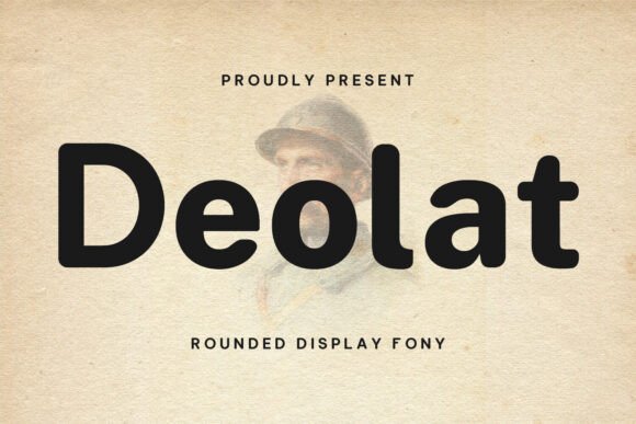 Deolat Font: Rounded Display Typeface for Brands