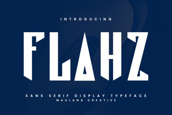 Flahz Typeface: A Playful Font for Bold Branding