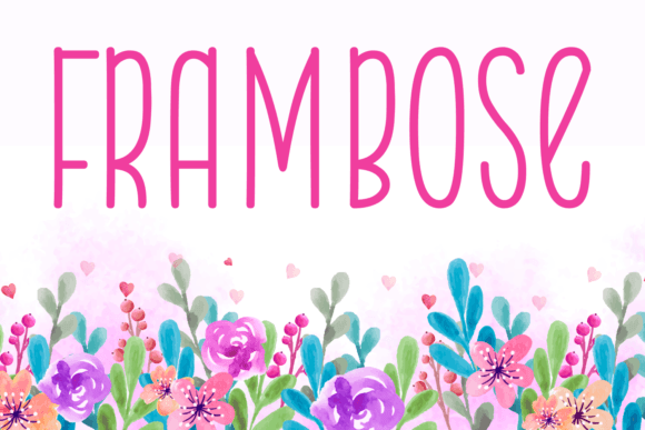 Frambose: A Charming Handwritten Typeface for Warm Branding