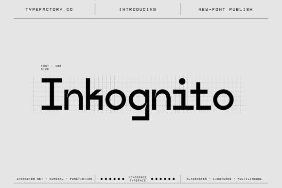 Inkognito Font: Precision for Modern Digital Campaigns
