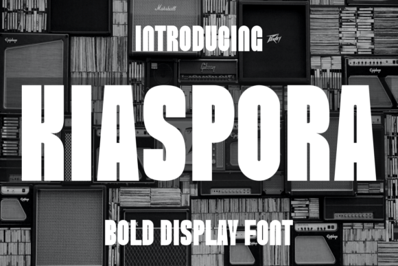 Kiaspora: The Bold Display Font for Modern Makers
