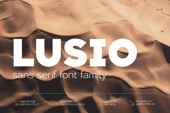 Lusio Font Review: A Progressive Sans Serif for Modern Brands