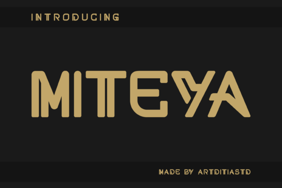 Miteya: The Versatile Sans Serif Font for Modern Campaigns