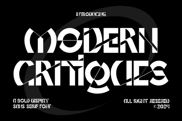 Modern Critiques Font for Crafters and Sellers