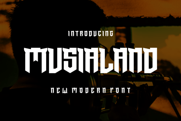 Musialand: A Bold Sans Serif Font for Modern Editorial Design