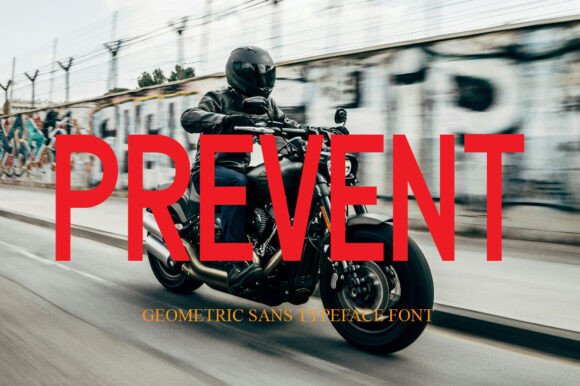 Prevent: A Geometric Sans Serif Typeface for Modern Editorial Design
