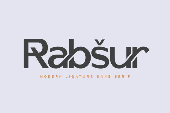 Rabsur Typeface for Bold Campaign Design