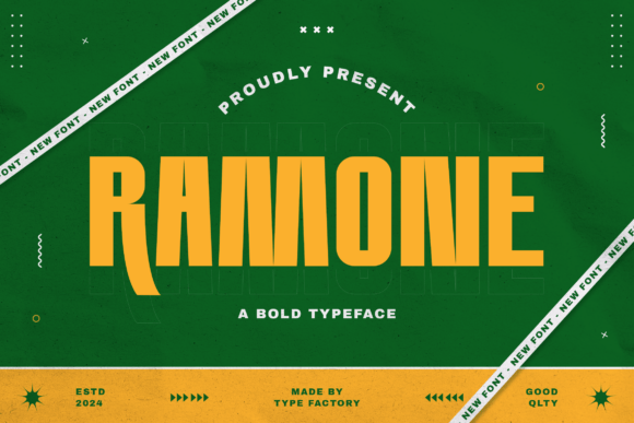 Ramone Typeface: Bold Sans Serif for Impact