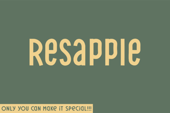 Resapple Font: Organic Sans Serif for Modern Web Design