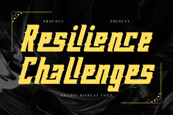 Resilience Challenges Font for Handmade Branding
