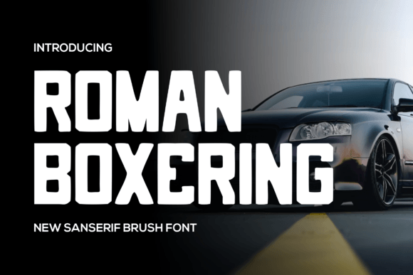 Roman Boxering Font for Bold Web Headlines