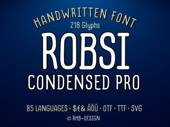 Rossi Condensed Pro: A Modern Typeface for Small Business Branding