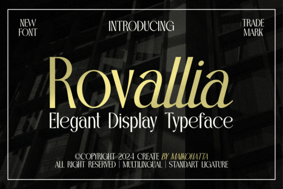 Rovallia Font Review: A Sharp Sans Serif for Modern Design