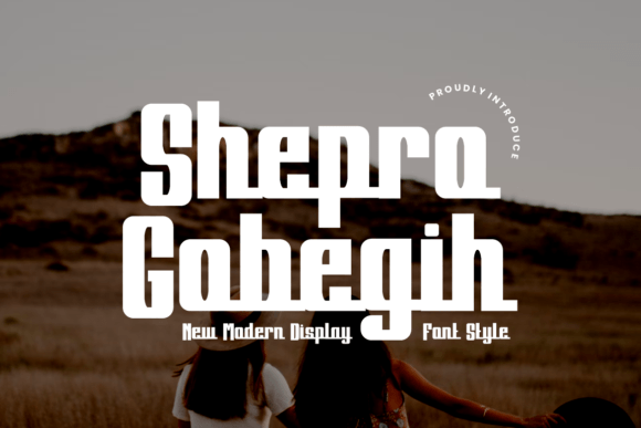 Shepro Gobegih Font for Bold Brand Identity