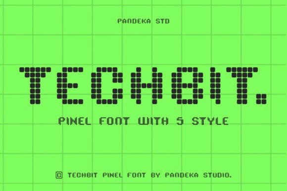 Techbit: The Pixel Font for Modern Campaigns