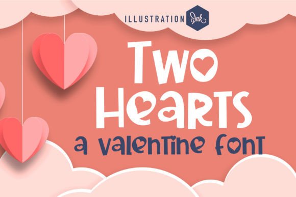 Two Hearts Typeface for Modern Branding