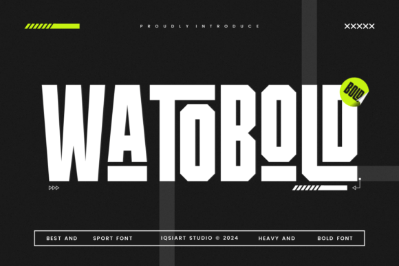Watobold Font Review for Bold Branding