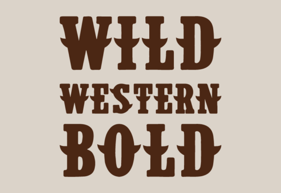 Wild Western Bold Typeface for Retro Campaigns